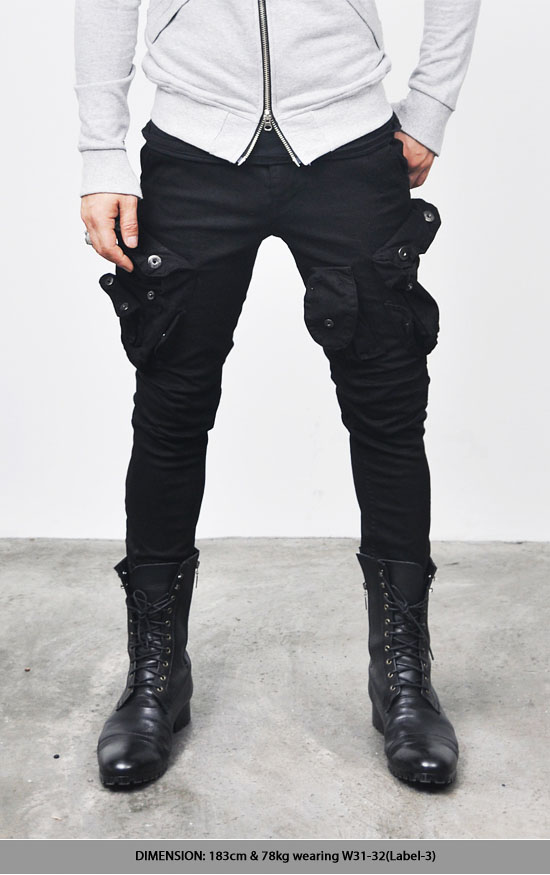 skinny cargo jeans mens